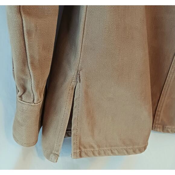Vintage Mr. Leggs Western Style Tan Soft Brushed Cotton Jacket Size Small - Picture 4 of 8
